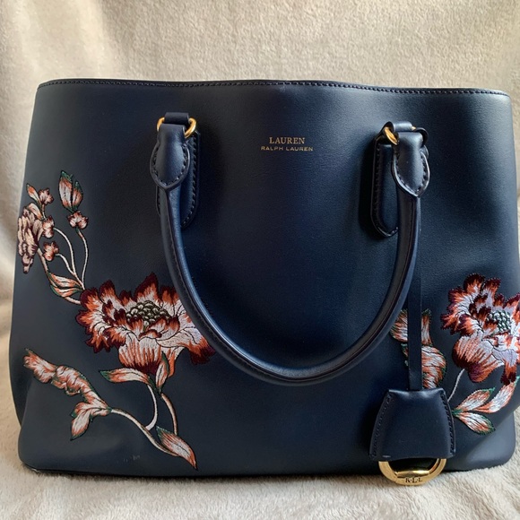 Ralph Lauren Leather Dryden Marcy Tote - Picture 1 of 5